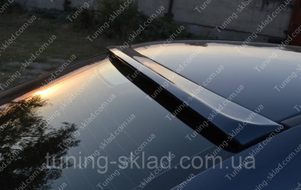 Спойлер на скло Ford Focus 2 седан (спойлер на заднє скло Форд Фокус 2 козирок), фото 1