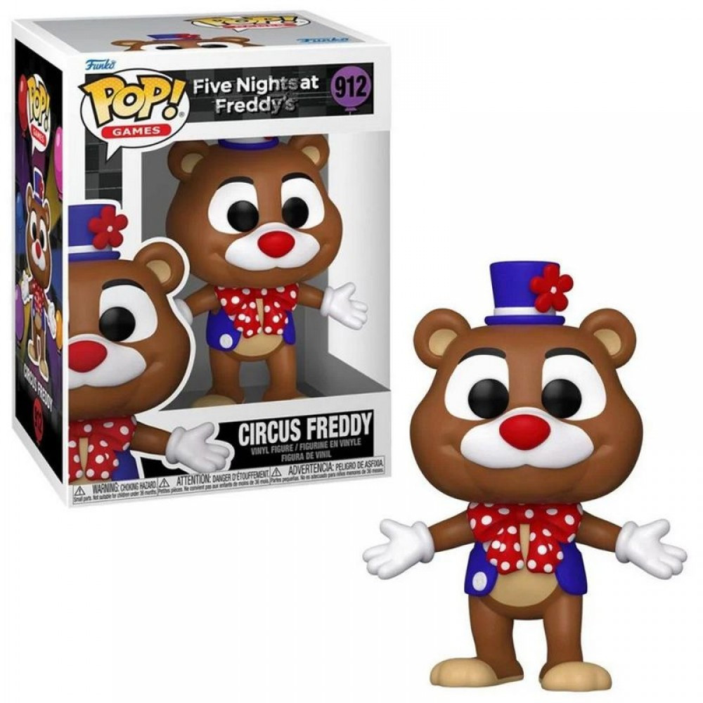 Фігурка Funko Pop Фанко Поп Five Nights на Freddy's Circus Freddy 5 ночей з Фредді 10 см FP FN CF 912