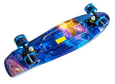 Penny Board Nickel 27 Universe Блискучі колеса, фото 4