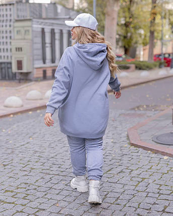 Розкішний жіночий костюм-двійка, тканина "Трикотаж на тонкому флісі" 54, 56, 60 розмір 54, фото 2