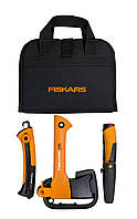 Подарунковий набір Fiskars (Сокира 1015617 + ніж 1023619 + пила 1000613) (2020961)