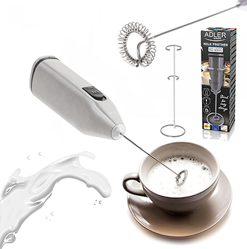 Спінювач молока та напоїв з підставкою Adler AD 4500