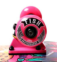 Преміум Скейтборд дерев'яний7слоев канадського клена від Fish Skateboard Girl and Tiger Дівчинка і Тигр, фото 6
