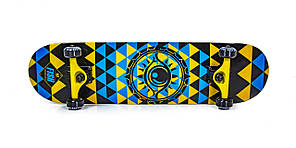 Трюковий Скейтборд дерев'яний 7 шарів канадського клена від Fish Skateboard TRI, богатофункціональний, фото 3