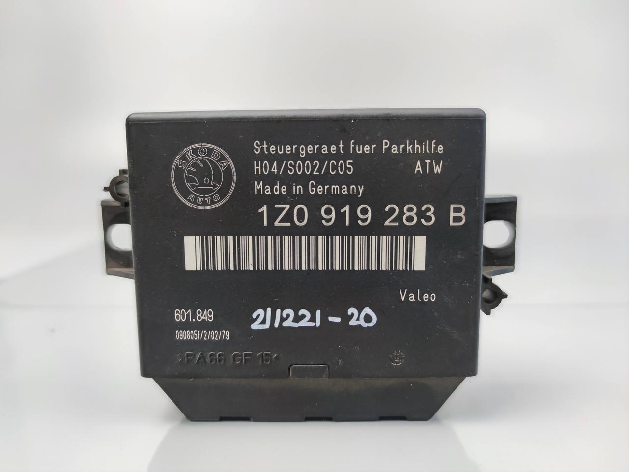 Блок керування парктроніком SKODA OCTAVIA A5 1Z0919283B