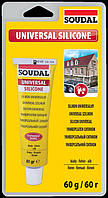 Герметик силікон. унів. прозорий 60г SOUDAL