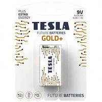 Батарейки TESLA 9V GOLD + (6LR61), 1 штука