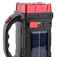 Ліхтар переносний HB-1678-8LEDW+6COB, power bank, сонячна батарея, фото 4