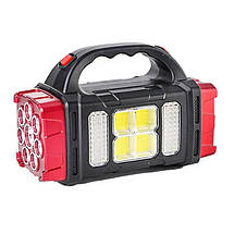 Ліхтар переносний HB-1678-8LEDW+6COB, power bank, сонячна батарея, фото 6