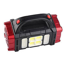 Ліхтар переносний HB-1678-8LEDW+6COB, power bank, сонячна батарея, фото 5