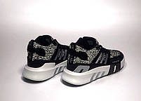 Кросівки чоловічі літні чорно-білі Adidas EQT Equipment. Чоловічі кросівки весна літо Адідас ЕКТ Еквіпмент, фото 3