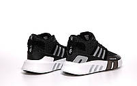 Кросівки чоловічі літні чорно-білі Adidas EQT Equipment. Чоловічі кросівки весна літо Адідас ЕКТ Еквіпмент, фото 11