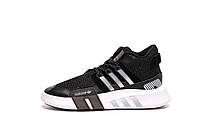 Кросівки чоловічі літні чорно-білі Adidas EQT Equipment. Чоловічі кросівки весна літо Адідас ЕКТ Еквіпмент, фото 10