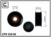 64x17x22,5 Ролик кулич приводного Chery Elara 239-00 CAFFARO