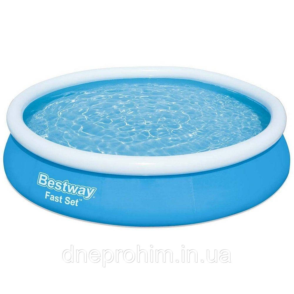 Надувний круглий басейн Bestway 57274 (366х76 см) з картриджним фільтром