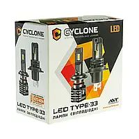 LED лампи CYCLONE LED H7 5000K 4600Lm type 33