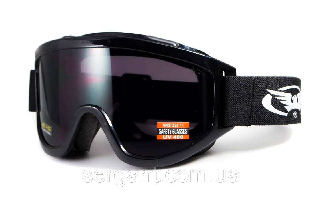 Захисні окуляри Global Vision Wind-Shield (gray) Anti-Fog, сірі