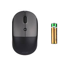 Мишка безпровідна оптична 2E MF218 Bluetooth 800-1200-1600 DPI Чорний/ Сірий (2E-MF218WBG), фото 3