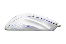 Мишка провідна ігрова 2E GAMING MG280 LED USB 1200-3200 DPI з підсвіткою Білий (2E-MG280UWT), фото 2