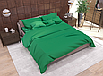 Постільна білизна бязь GOLD сімейна однотонна з двома підковдрами, сімейний комплект постільної білизни Бузок, фото 7