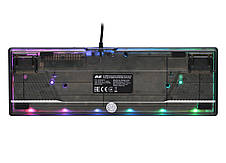 Клавіатура провідна ігрова 2E GAMING KG345 RGB 68key USB Чорний (2E-KG345TR), фото 5