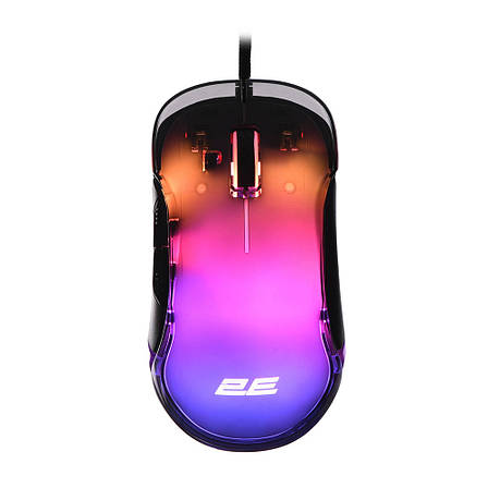 Мишка провідна ігрова 2E GAMING MG345 RGB USB 800-12800 DPI з підсвіткою Чорний (2E-MG345TR), фото 1