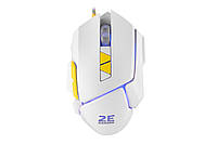Мышка проводная игровая 2E GAMING MG290 LED USB 1200-3200 DPI с подсветкой Белый (2E-MG290UWT)