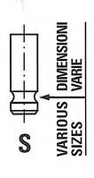 Клапан EX (25,45X6X102,4) Chevrolet Cruze, Opel Astra H, J, Corsa D 1.7D 06- R6646/RNT FRECCIA