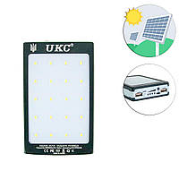 Повербанк солнечная батарея "UKC Solar Power Bank 90000" с УФ-фонарем, портативный аккумулятор УМБ (ST)