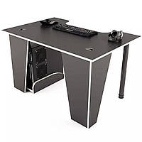 1 Игровой геймерский стол для геймера XG12 Компьютерный стол от производителя 140 см Геймерские столы Черно-белый