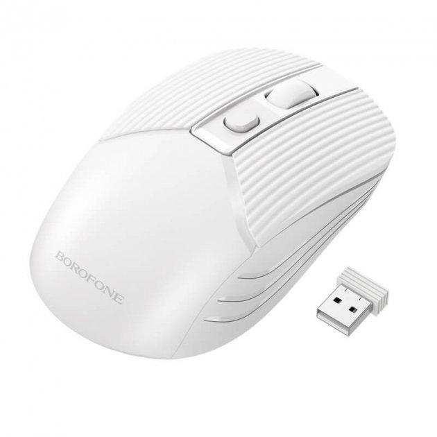 Миша бездротова BOROFONE business wireless mouse BG5 2.4G 800-1600dpi White