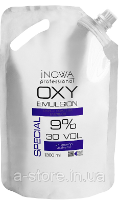 Окислювальна емульсія 9% jNOWA Professional OXY Emulsion Special 30 vol (дой-пак)
