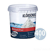 Быстрорастворимый шок хлор для дезинфекции в гранулах Kerex 80023, 400 г, Венгрия - BIG SALE !