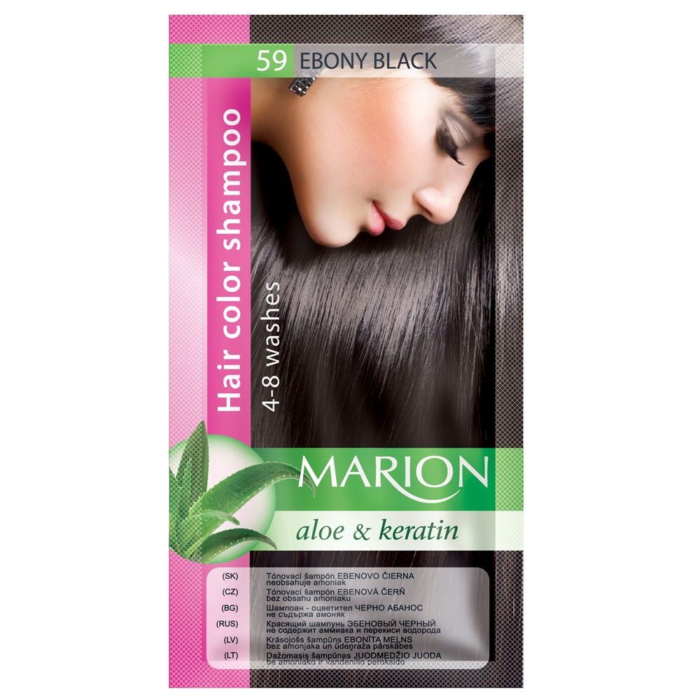 Відтіночний шампунь Marion Color № 59 Чорне дерево 40 мл (4118005)