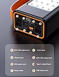 Power bank 40000 mAh Super Fast Charge 66W Чорний Зовнішній акумулятор Портативна зарядка Повербанк, фото 5