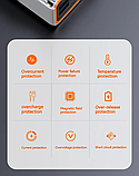 Power bank 40000 mAh Super Fast Charge 66W Чорний Зовнішній акумулятор Портативна зарядка Повербанк, фото 10