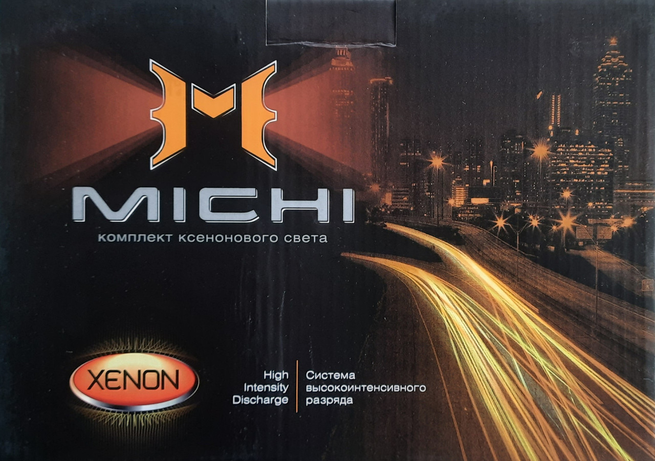 Ксенон MICHI MI H1 4300K 35W с блоками Mi Ballast Slim 35w