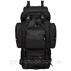Тактичний рюкзак A21, 70л (65х35х16 см), Чорний / Рюкзак туристичний / Рюкзак армійський