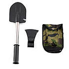 Саперна лопата 4в1 + Чохол / Універсальний туристичний набір / Похідний мультитул, фото 8