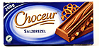 Шоколад молочний Choceur Salzbrezel із солоними крендлями 200 г., фото 3
