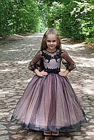 Ошатне святкове випускне дитяче плаття з пишною спідницею No 23-06