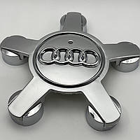 Колпачок на диски Audi 4F0601165N серебро звезда ауди краб 135 мм 58 мм