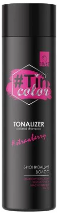 Шампунь-тоналайзер для волос Tin Color Colored Shampoo 10/65 Клубничный сорбет, 250 мл