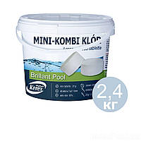 Таблетки для бассейна MINI &laquo;Комби хлор 3 в 1&raquo; Kerex 80206, 2,4 кг (Венгрия) - BIG SALE !