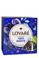 Чай Lovare 1001 ночь черный с зеленым с ароматом винограда в пирамидках 15 шт х 2 г (54203)