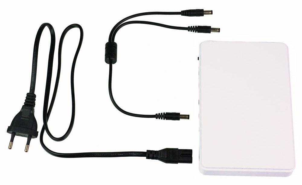 UPS для роутера та відеокамери з акумулятором — powerbank з виходом USB-5V, DC-9/12V, POE 15/24V