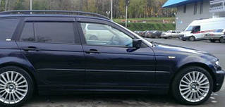 Вітровики "CT" дефлектори вікон на авто Кобра для BMW 3 Wagon (E46) 1998-2005
