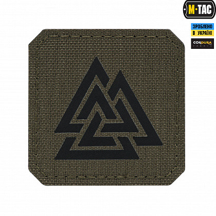 M-Tac нашивка Валькнут Laser Cut Ranger Green/Black