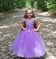 Ошатне святкове випускне дитяче плаття з пишною спідницею No 23-07