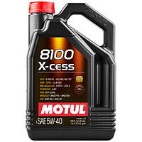 Масло моторное синтетическое 5л 5W-40 8100 X-Cess MOTUL (BYD Амулет) 102870-MOTUL